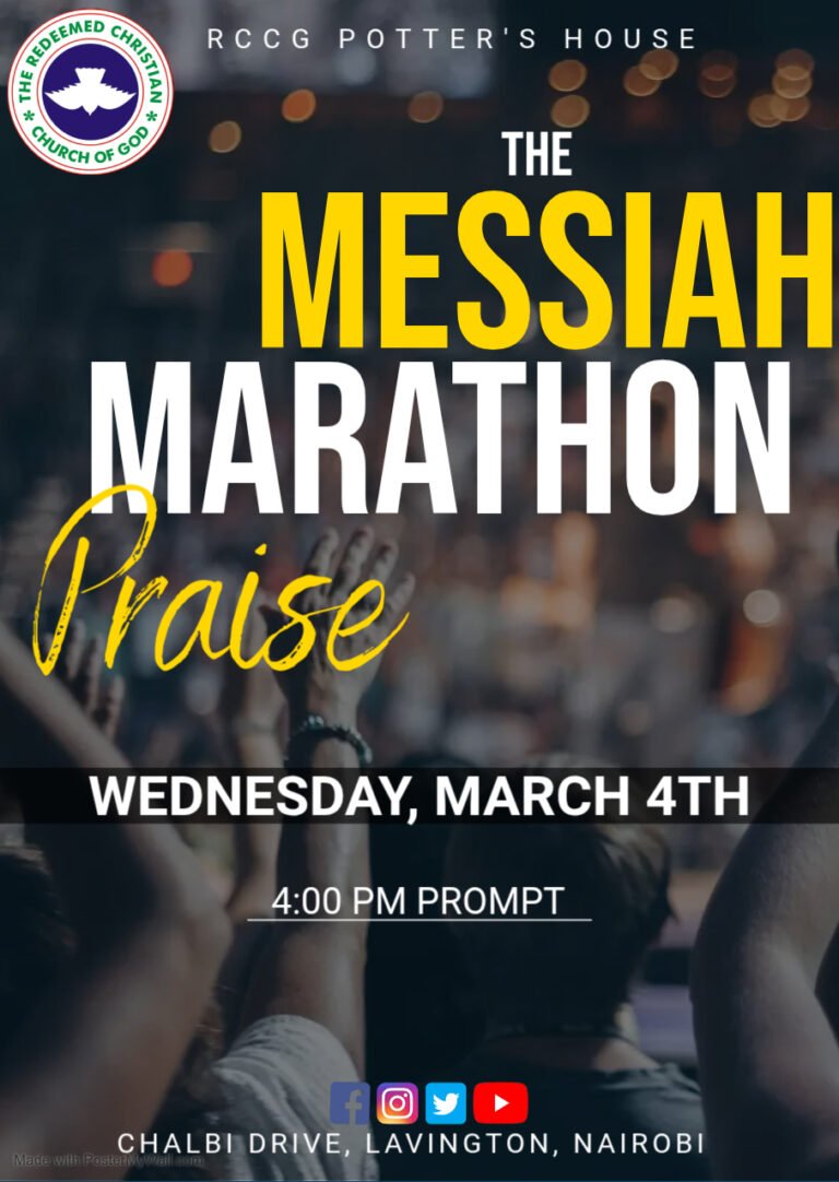 rccg messiah marathon praise